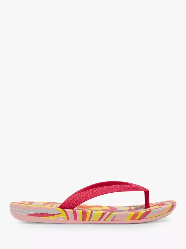Детские шлепанцы iQushion Swirl, виртуальный розовый цвет FitFlop