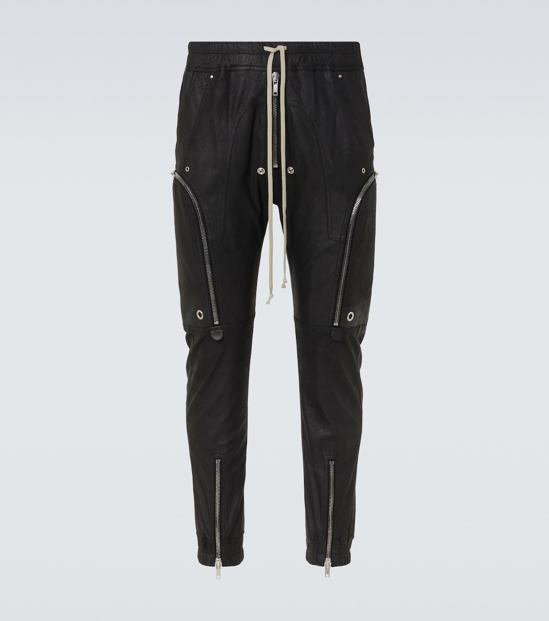 

Брюки-карго из кожи Bauhaus Rick Owens, черный
