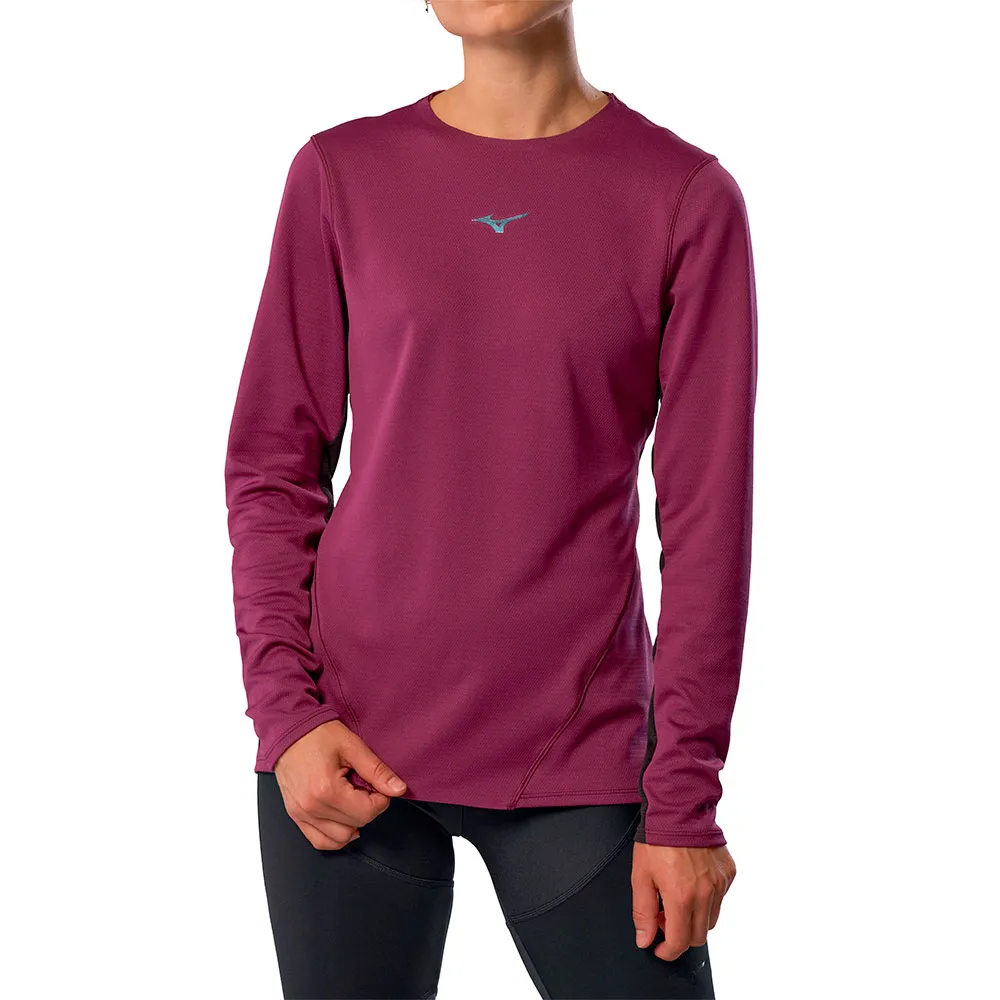 

Лонгслив Mizuno Tech Thermal Charge, фиолетовый