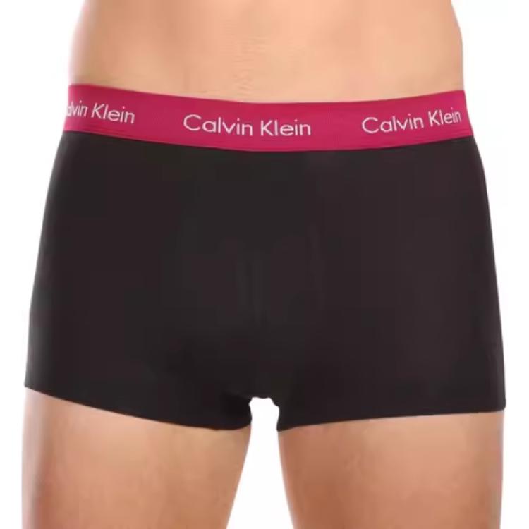 Низкие трусы 3 шт боксеры europe version мужские 3 шт Calvin Klein, черный — фото 2