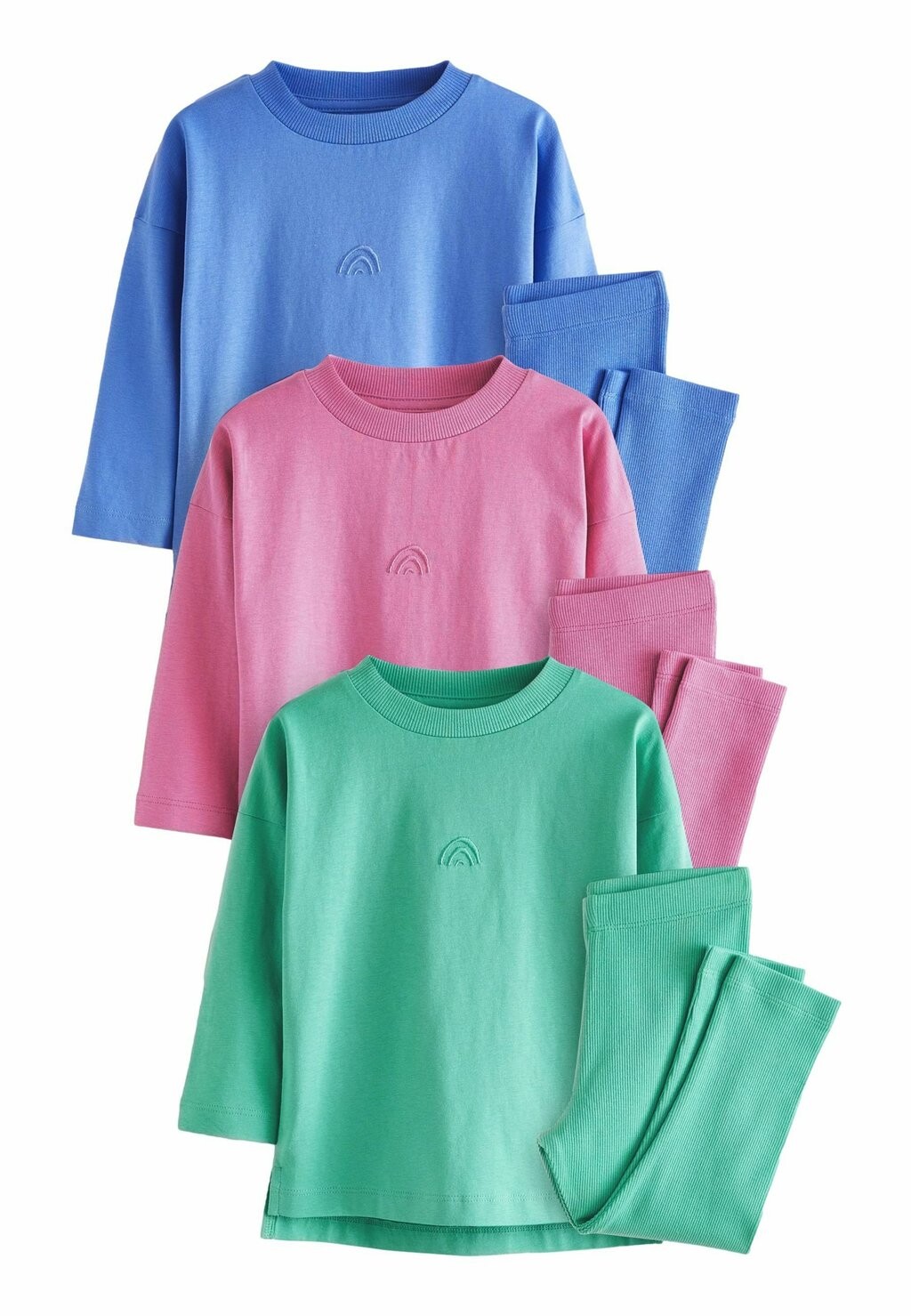 

Пижамный комплект 3 Pack. Regular Fit Next, синий