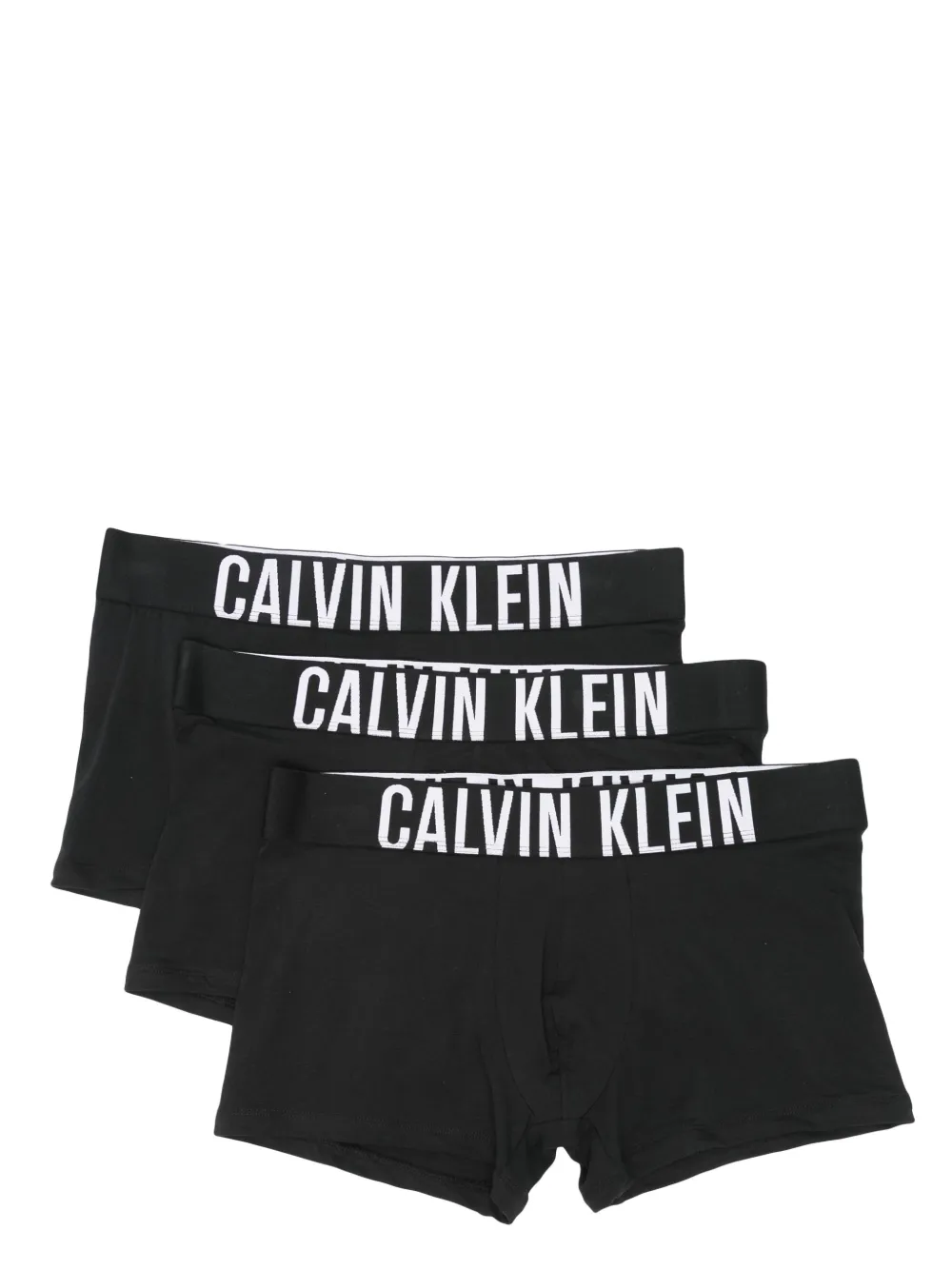 

Комплект из трех боксеров с жаккардовым логотипом Calvin Klein, черный