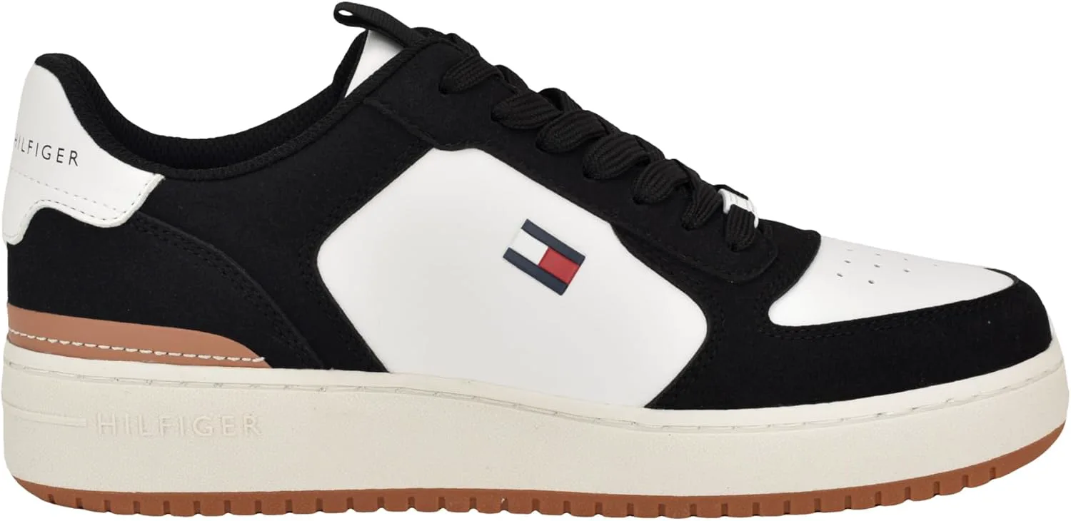 Кроссовки Tommy Hilfiger Mens Kevern, черно-белый — фото 3