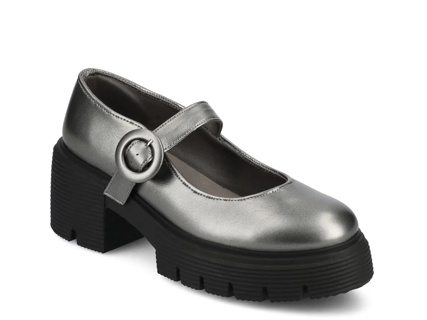 

Лоферы Zarynn Mary Jane Loafer Journee Collection, цвет pewter