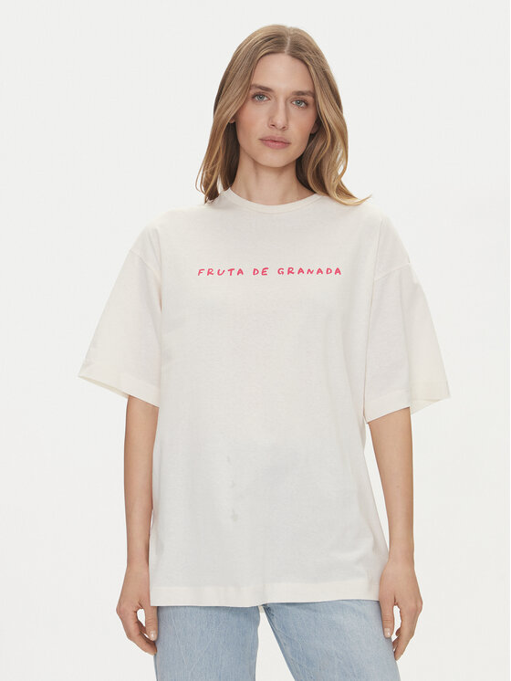 

Футболка обычного кроя Taz Hailey 10337839 Vero Moda, белый