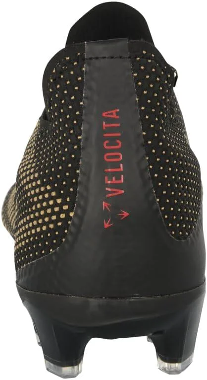 Мужские бутсы Umbro Velocita Matrix Pro FG, черный/золотой/красный — фото 2