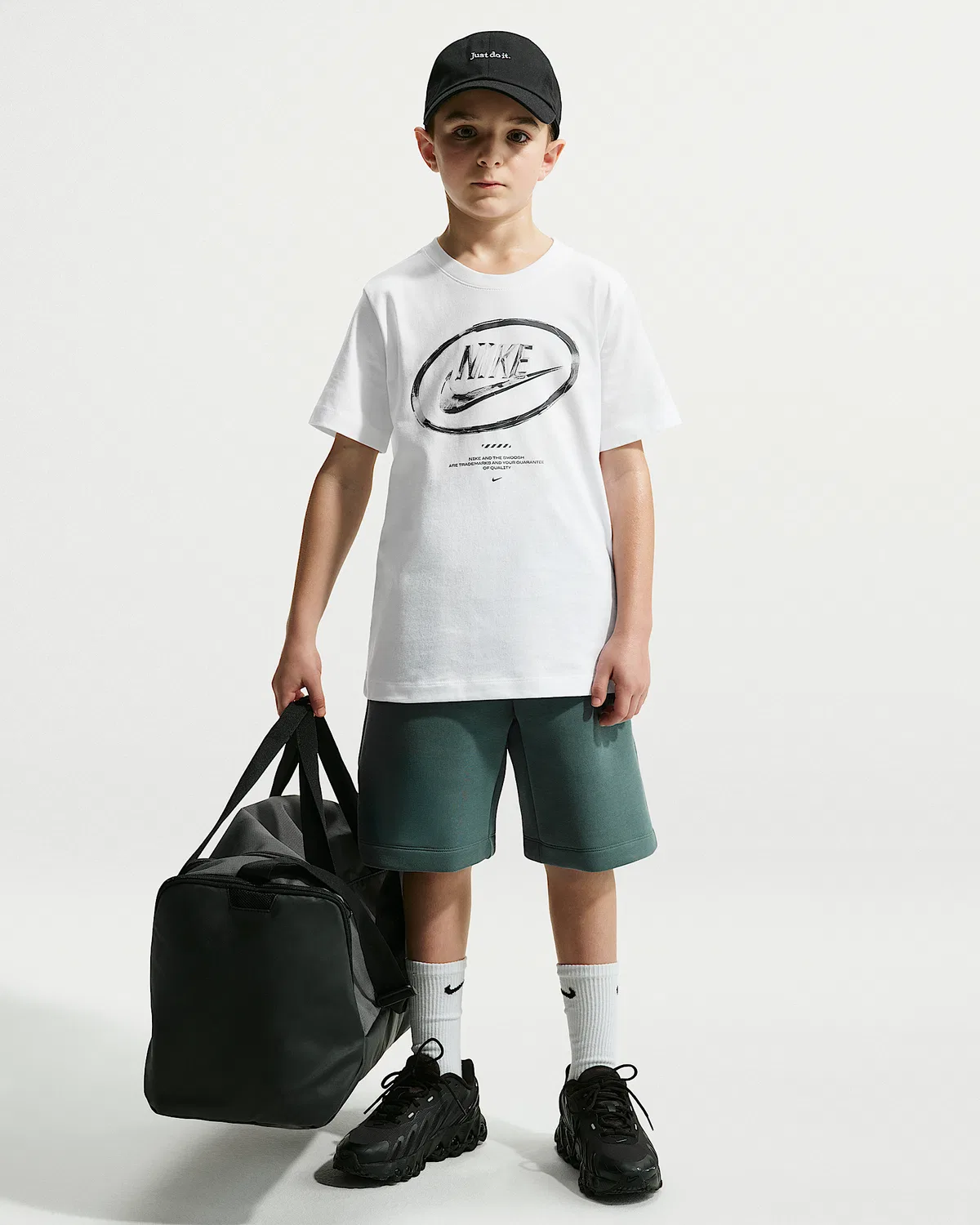 Детская футболка Nike Sportswear, White — фото 4