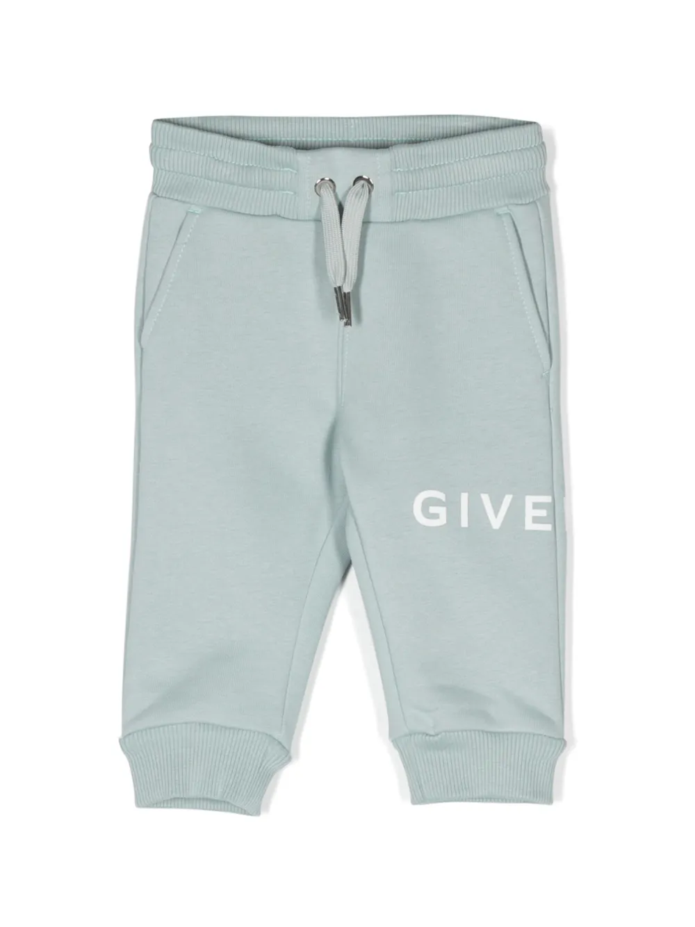 

Брюки с кулиской и логотипом Givenchy Kids, синий