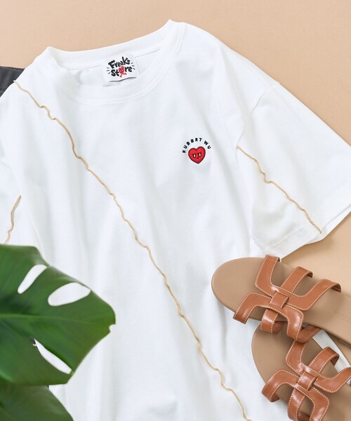 

Футболка с принтом в виде красного сердца, Mellow Heart FREAK'S STORE