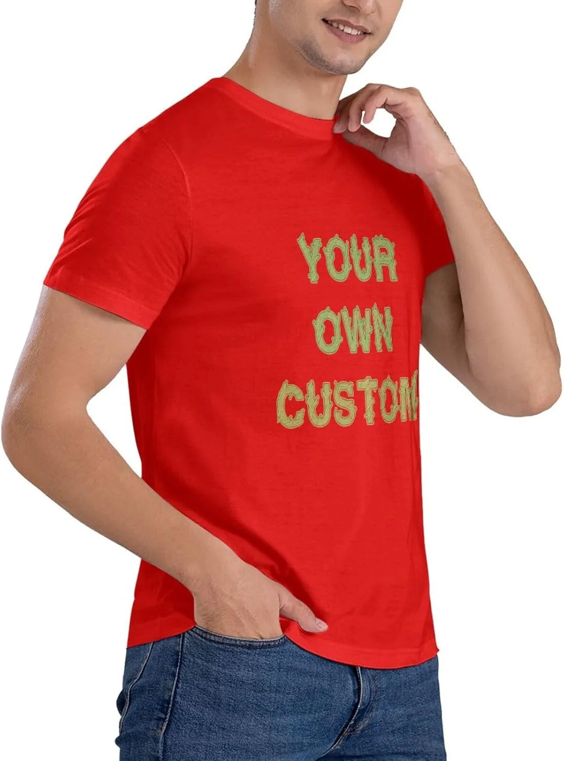 Футболка Custom с принтом спереди и сзади — фото 4