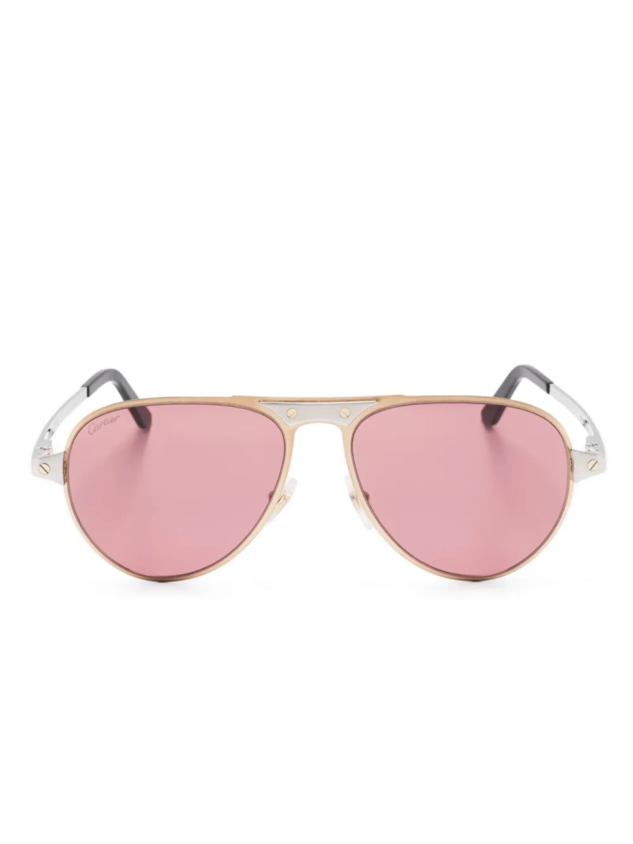 

0533S солнцезащитные очки Cartier Eyewear, золотой
