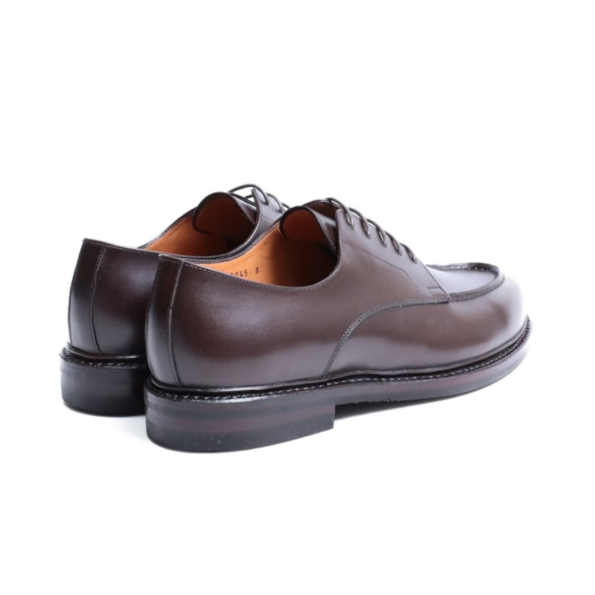 JALAN SRIWIJAYA 99030 Мужские туфли с U-образным вырезом и подошвой Dainite Jalan Sriwijaya, DARK BROWN — фото 4