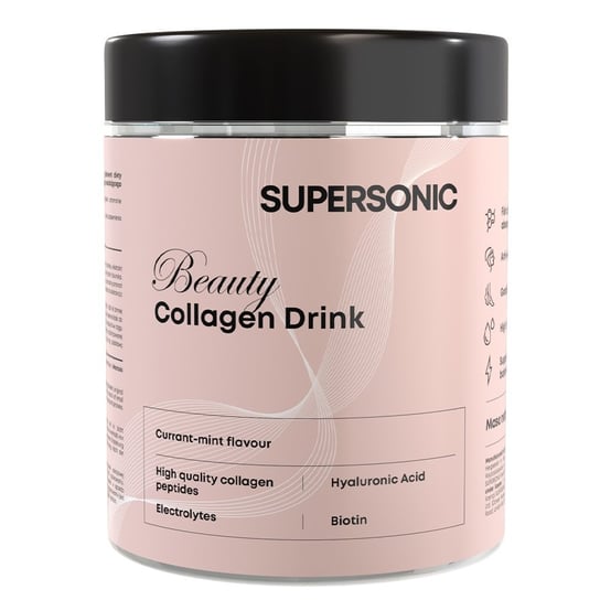 

Supersonic, Beauty Collagen Drink коллагеновый порошок БАД Смородина-Мята, 185 г