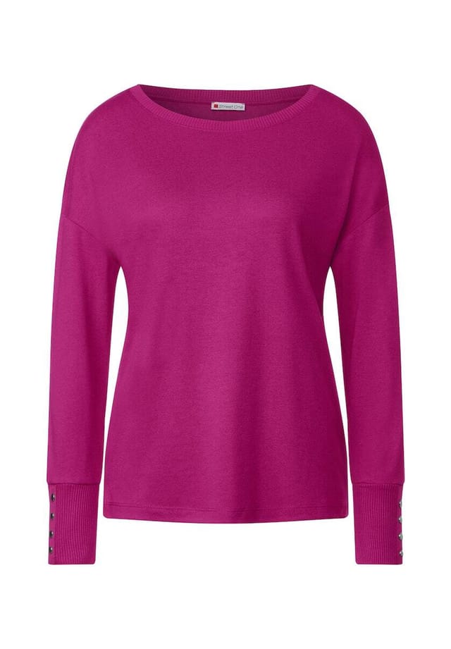 

Рубашка с длинными рукавами Street One, розовый