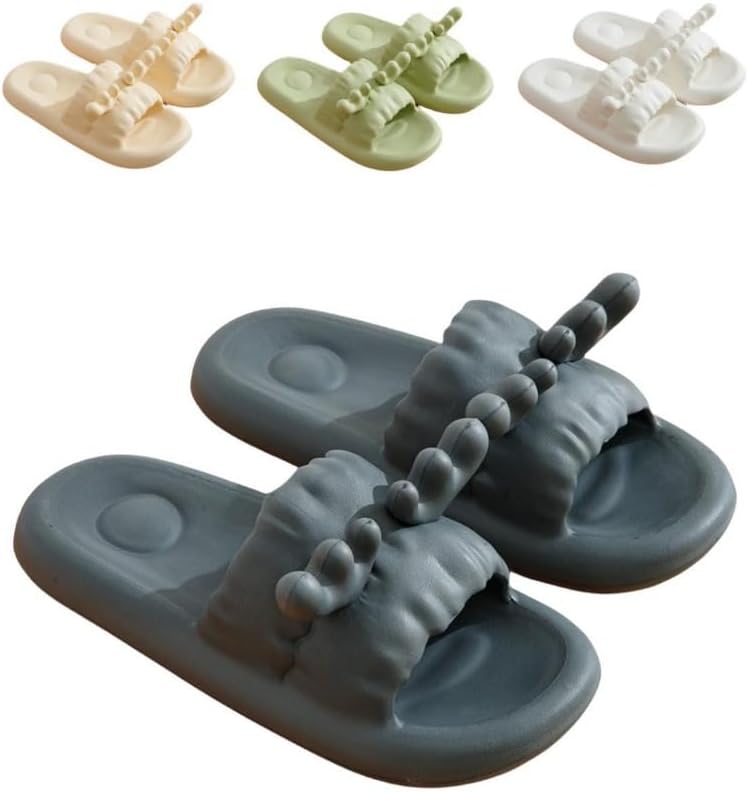 

Милые шлепанцы с оленями Albiva, темно-серый