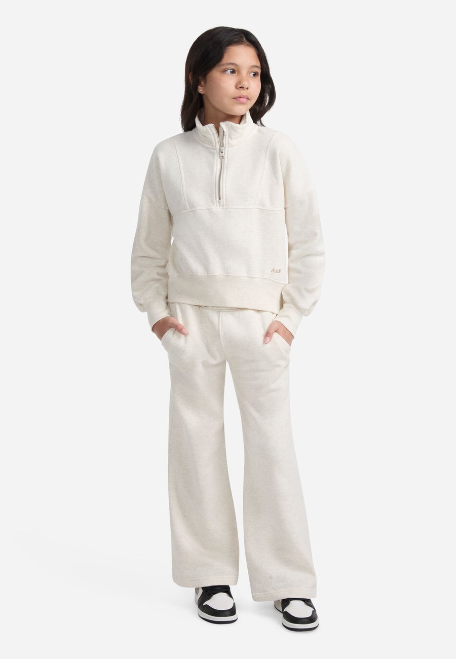Толстовка Abercrombie & Fitch ESSENTIAL ZIP, Oatmeal Heather/Beige — фото 2