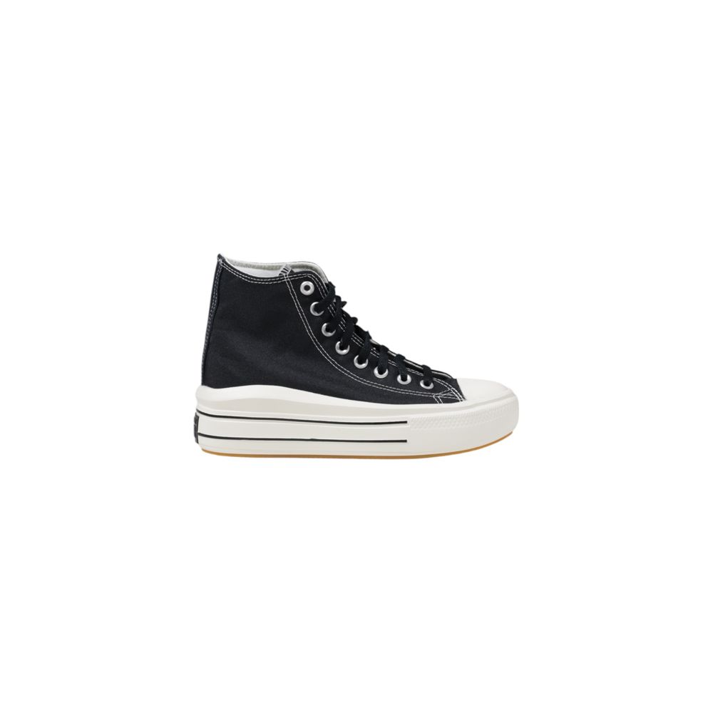 

Черные кожаные кроссовки Converse