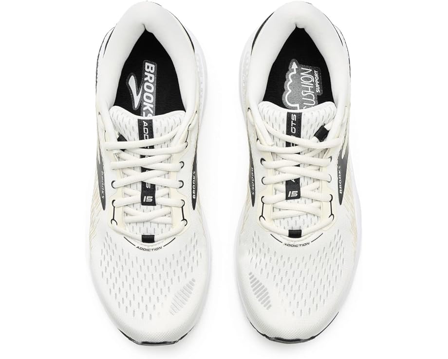 Мужские кроссовки Brooks Addiction GTS 15, Vaporous Grey/Black/White — фото 2