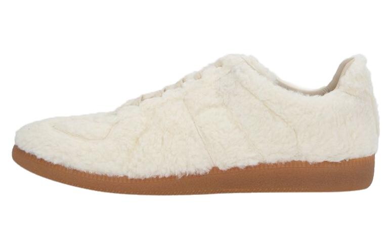 

Кроссовки мужские Maison Margiela меховые, белый
