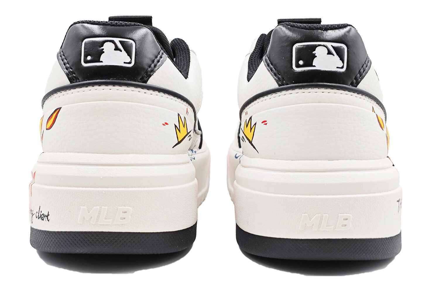 

Кроссовки MLB Chunky Liner Skateboard Shoes Unisex Low-Top White, белый
