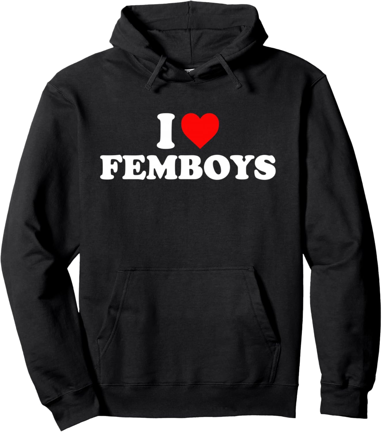 

Худи «Я люблю фембоев» Love Femboys Shirt, черный