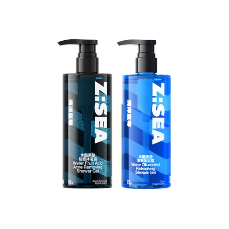 

Очищающий гель для душа AHA против акне, средство для удаления клещей, очищающее средство против акне и для контроля жирности 400мл/400мл*2 HAIYANGZHIZUN