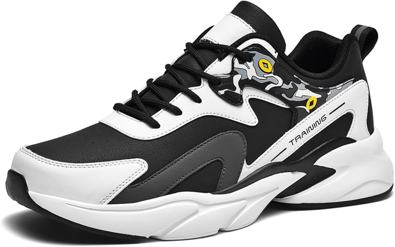 

Мужские спортивные кроссовки повседневного стиля, дышащие, для бега, баскетбола и ходьбы Generic, черный