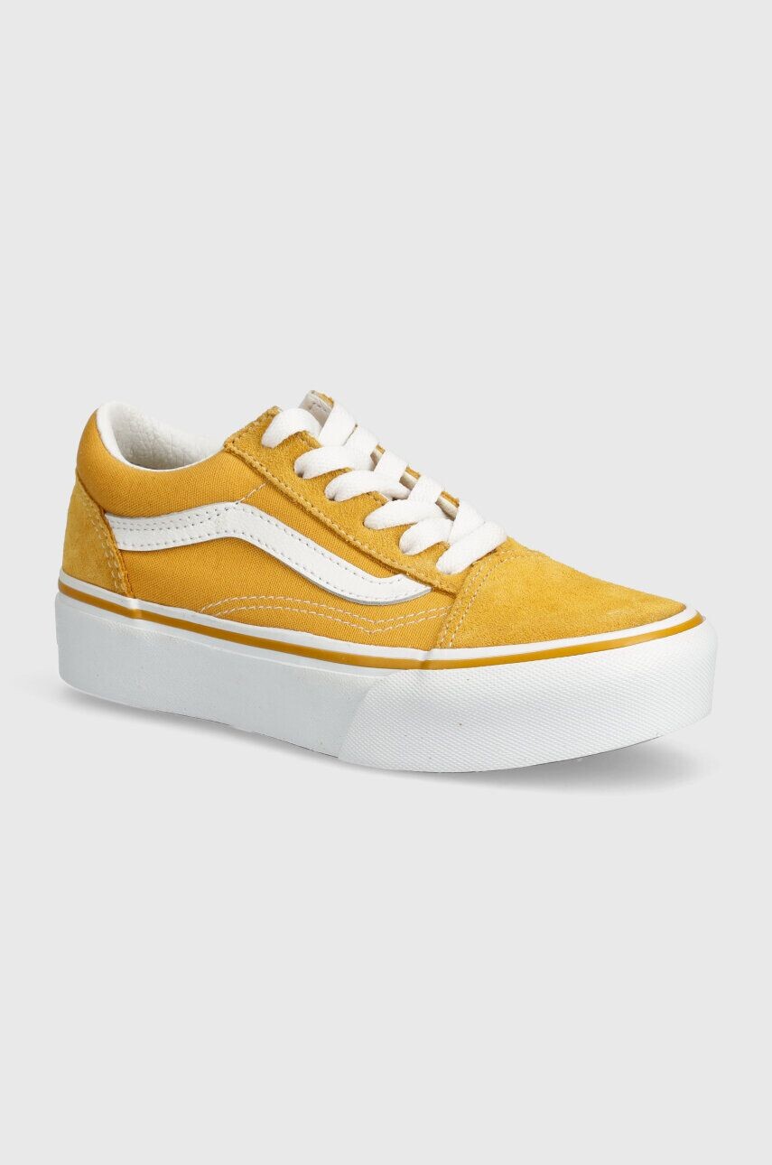 

Детские кроссовки Vans UY Old Skool Platform, желтый