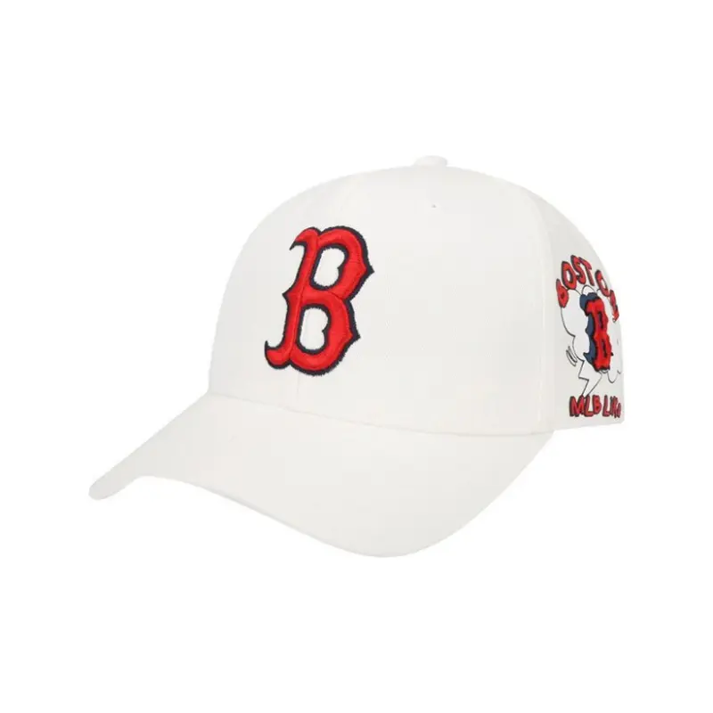 

MLB Бейсболка из хлопка унисекс Red Sox, Ivory White