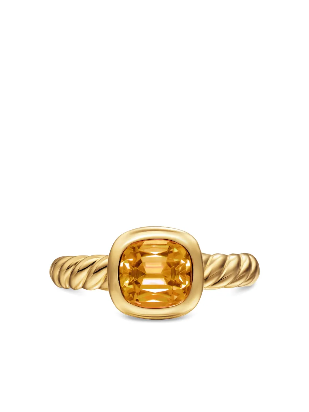 

Кольцо DY Mercer из желтого золота с цитрином David Yurman, золотой