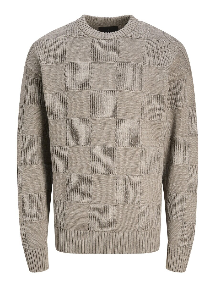

Свитер JACK & JONES Sweater, серо-бежевый