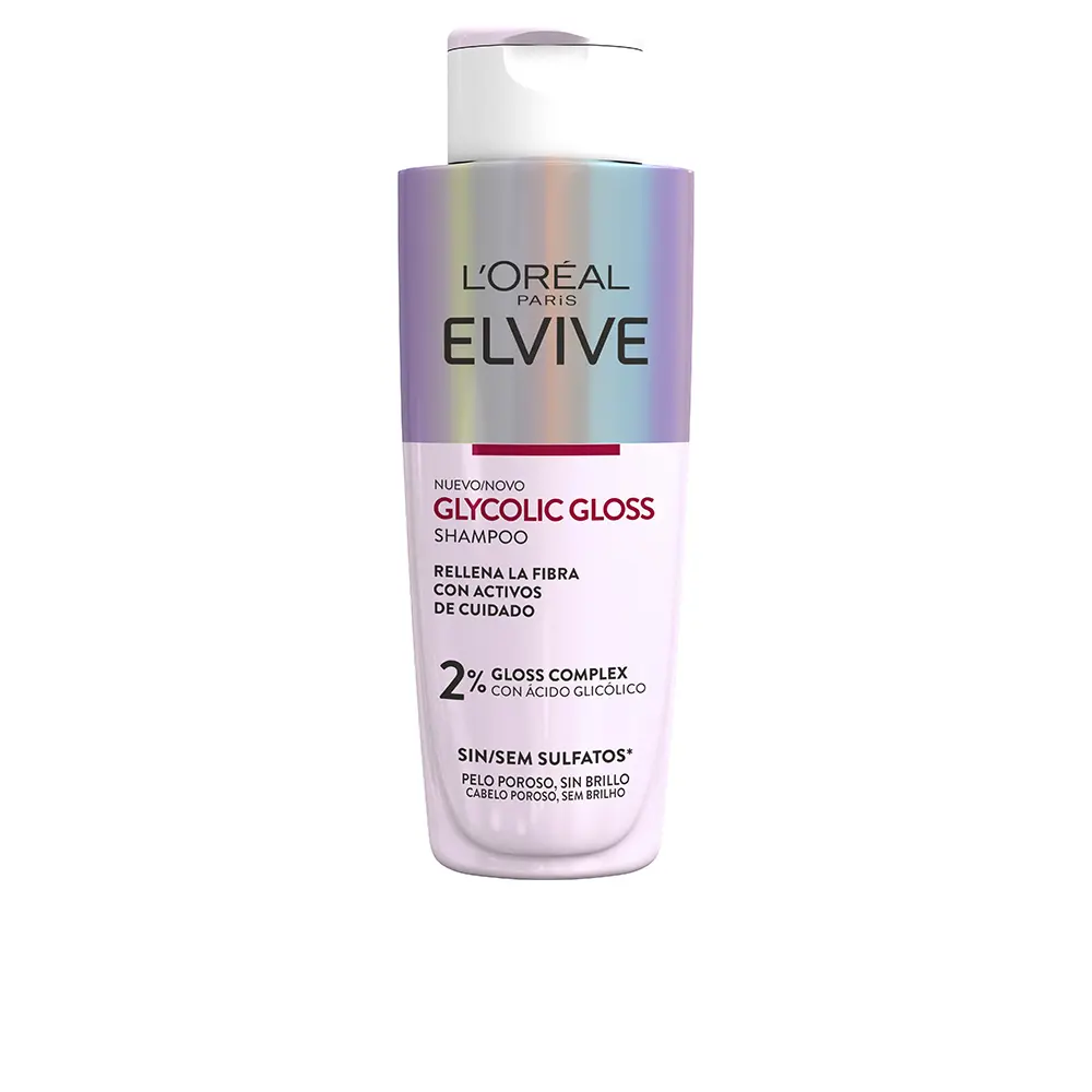 

Шампунь Elvive glycolic gloss champú L'Oréal París, 200 мл.