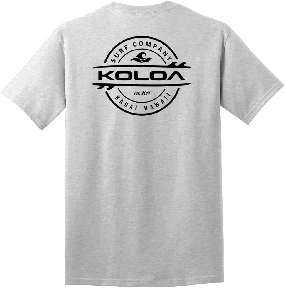 

Футболка Joe's USA Koloa Men's Thruster Surfboard Logo, Heavy Cotton, Regular, Big & Tall