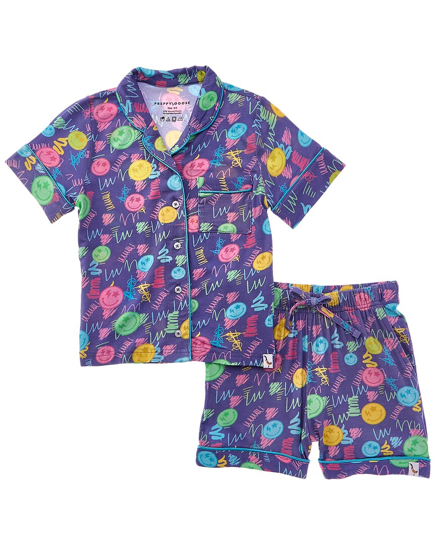 

PREPPY GOOSE Комплект пижамы из 2 предметов, фиолетовый