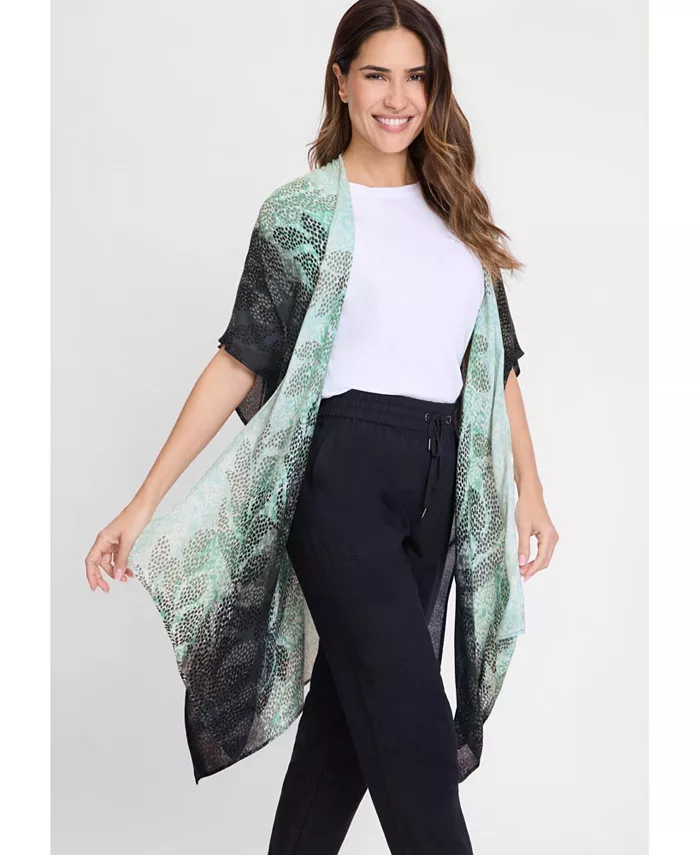 

Шарф Panneaux Print Duster Olsen, зеленый