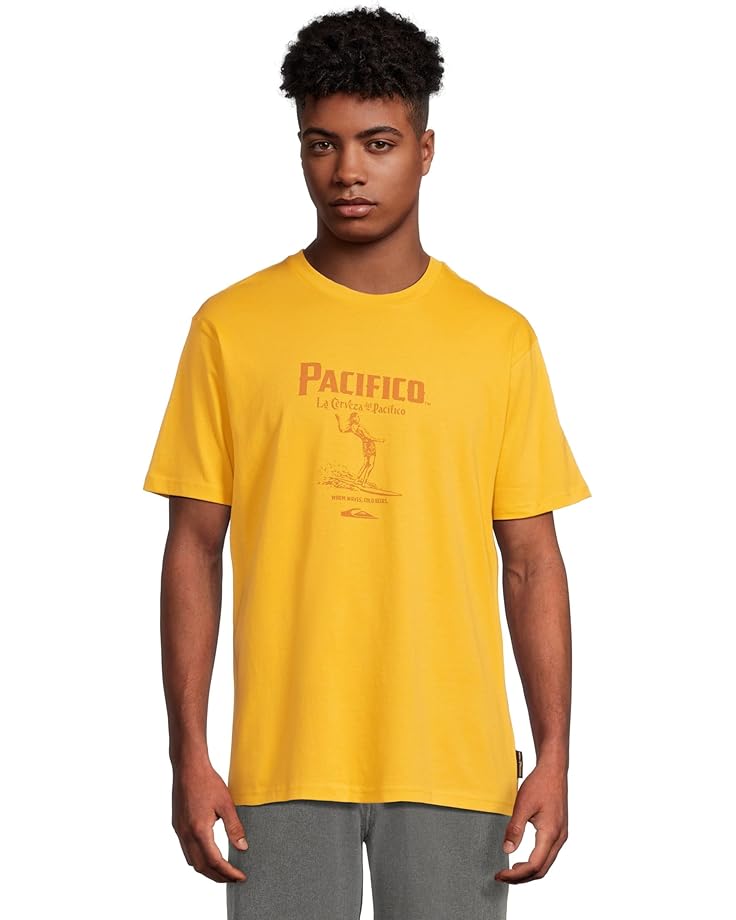 

Футболка Quiksilver Pacifico Baja Arch Short Sleeve Screen Tee, цвет Sunshine