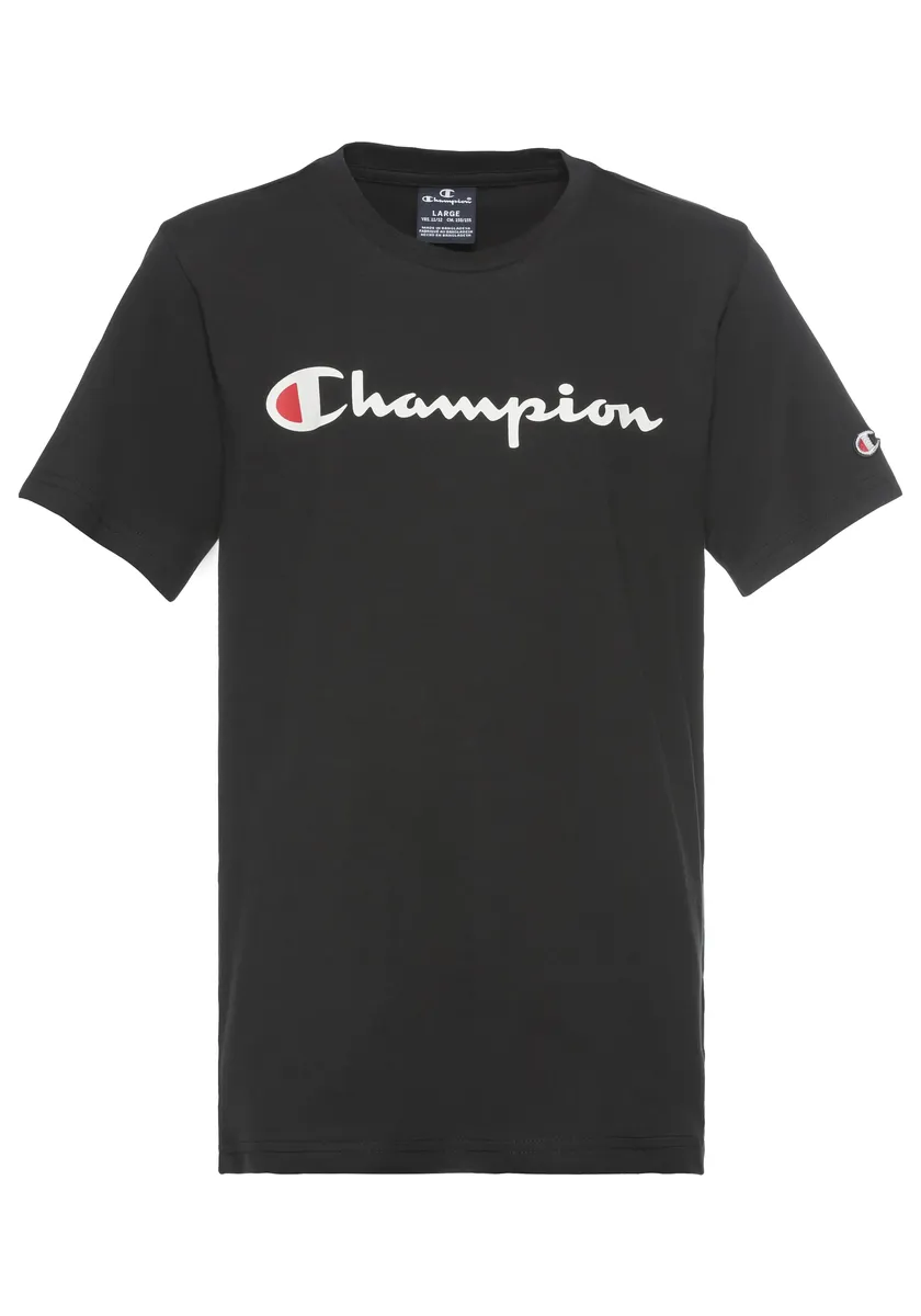 

Футболка Champion "Футболка Icons Crewneck с большим логотипом", черный