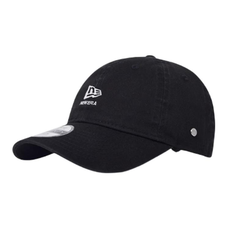 

New Era Детская бейсболка из полиэстера и хлопка черная, Black