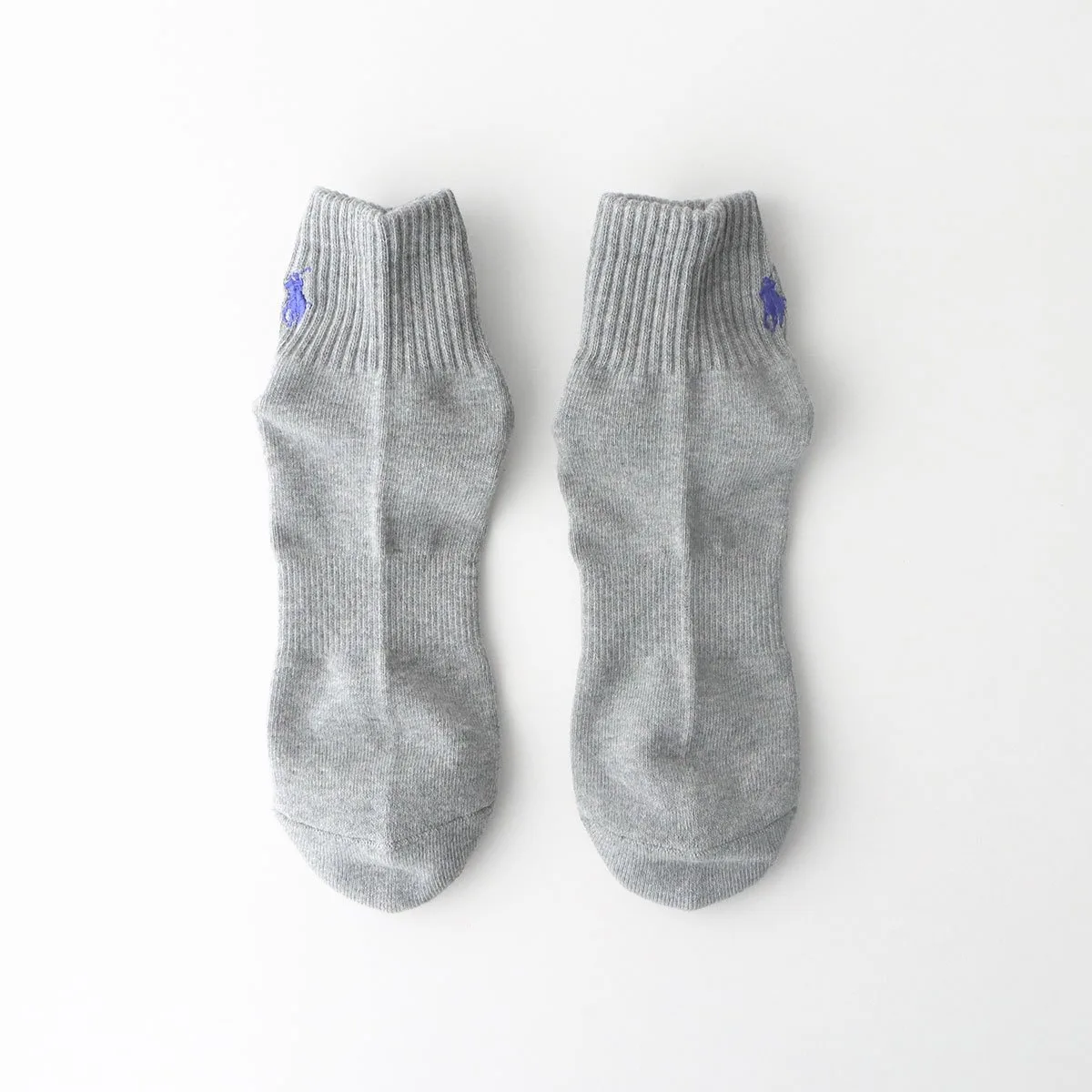 Мужские ребристые носки для гольфа Polo Ralph Lauren, 95. Gray — фото 3