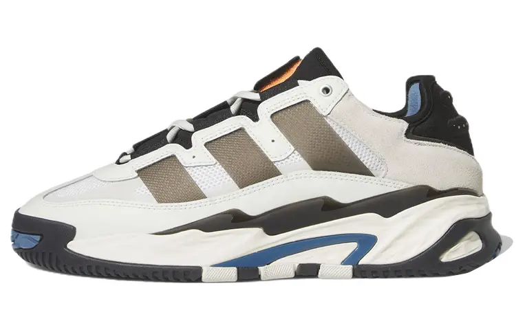 

Кроссовки Adidas originals Niteball Crystal White Core, белый/черный/зеленый