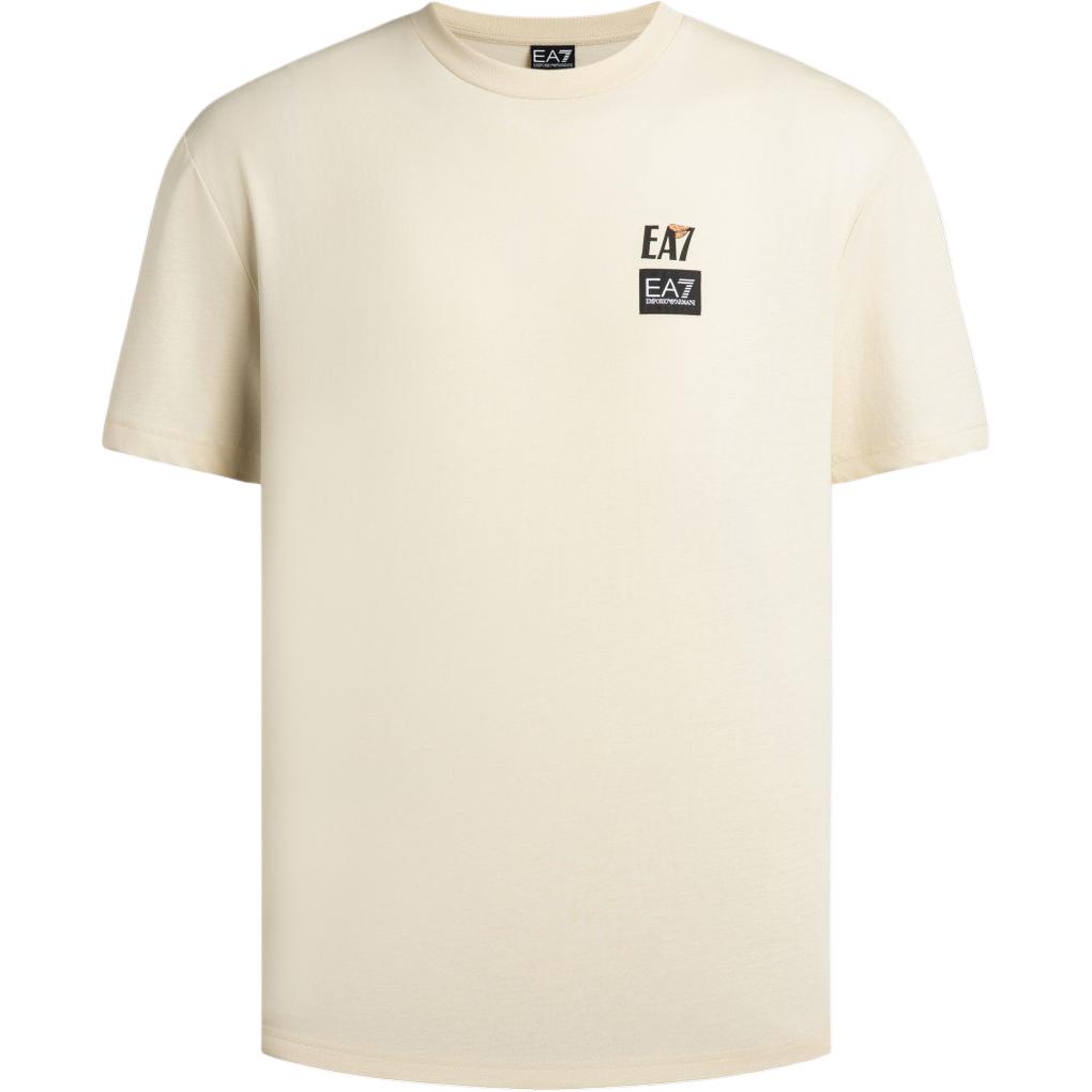 

Футболка EA7 SS25 мужская EMPORIO ARMANI, кремовый, Бежевый, Футболка EA7 SS25 мужская EMPORIO ARMANI, кремовый