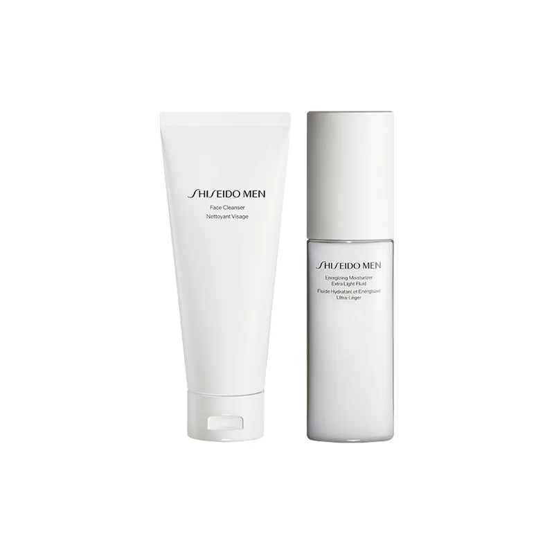 SHISEIDO Мужской набор для ухода за кожей трилогия, Lotion 100ml+Facial Cleanser 125ml