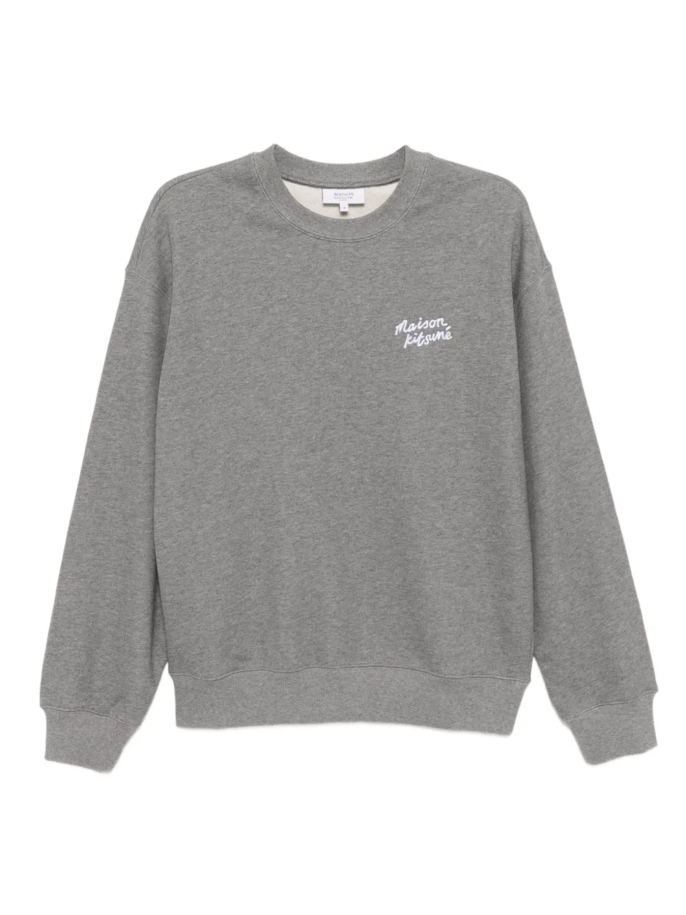

Толстовка с принтом Maison Kitsuné, серый