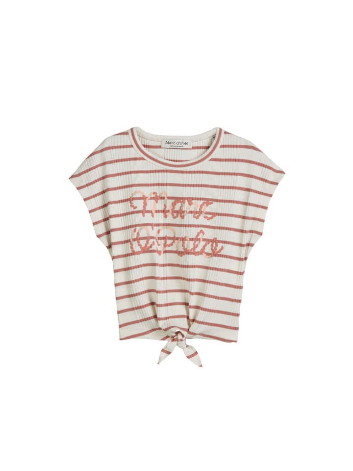 

Футболка Marc O'Polo, цвет chalky coral stripe