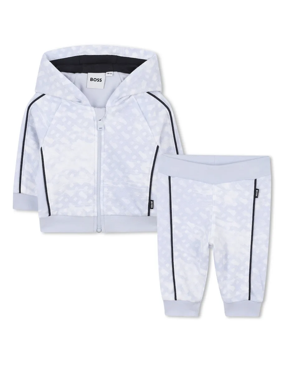 

Набор для новорожденного голубого цвета из хлопка BOSS Kidswear