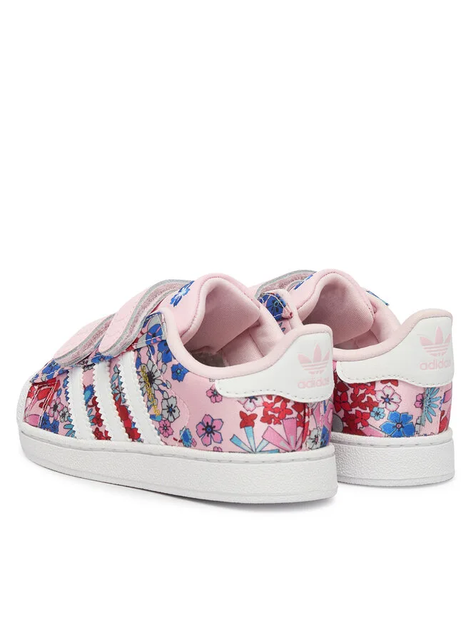 Кроссовки Superstar II Cf I JQ2003 Adidas, мультиколор/розовый — фото 3