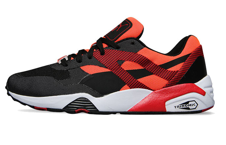 

R698 Кроссовки Lifestyle мужские с низким верхом, черные/желтые Puma, Черный, R698 Кроссовки Lifestyle мужские с низким верхом, черные/желтые Puma