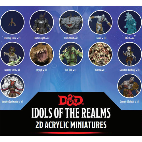 

Миниатюра WizKids/NECA D&D Acrylic 2D Minis: Boneyard - Set 1