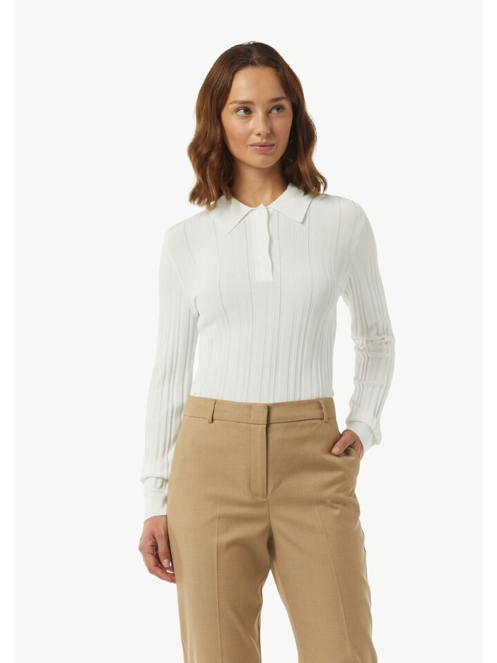 

Пуловер comma Strickpullover langarm, белый