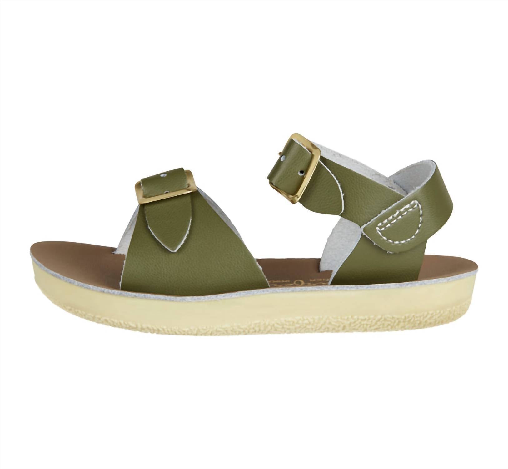 Детские сандалии Surfer в оливковом цвете Salt Water Sandals — фото 2